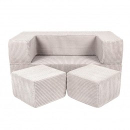 Aesthetic cube sofa ecru