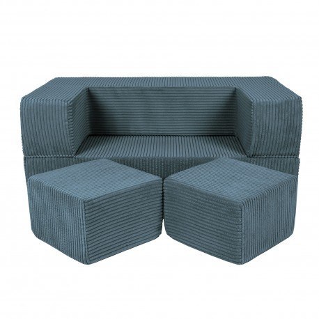 Aesthetic cube sofa turkusowa Aesthetic cube sofa turkusowa