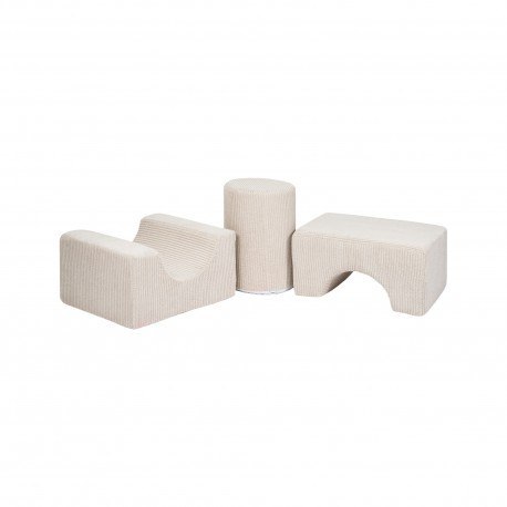 Aesthetic shape set 3-elementowy, ecru Aesthetic shape set 3-elementowy, ecru