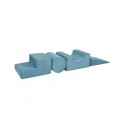 Aesthetic shape set 4-elementowy, turkusowy