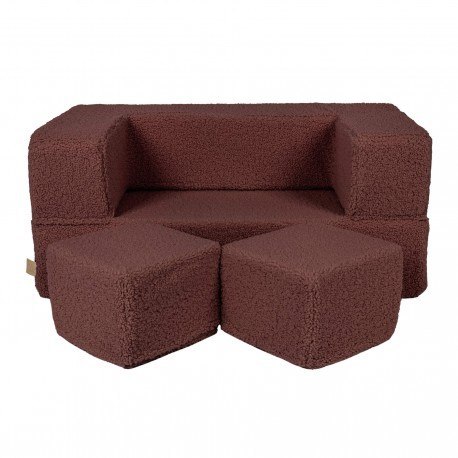 Bearly cube sofa brązowa Bearly cube sofa brązowa