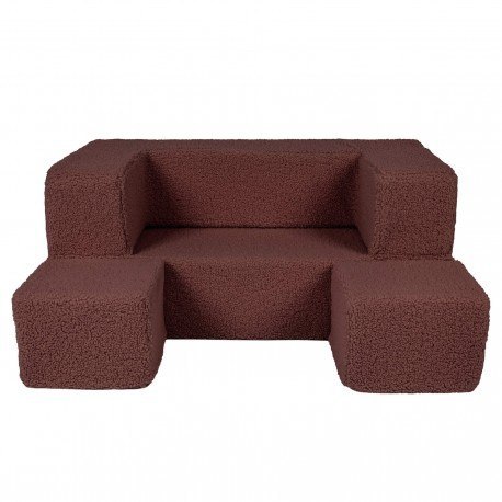 Bearly cube sofa brązowa Bearly cube sofa brązowa