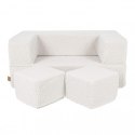 Bearly cube sofa kremowa