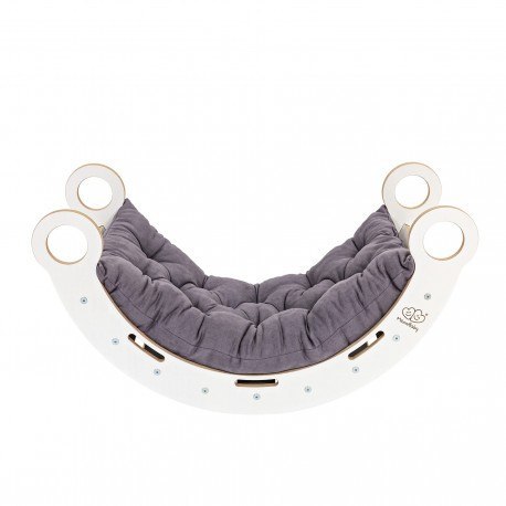 Large dream rocker białe drewno & zjeżdżalnia & dr Large dream rocker białe drewno & zjeżdżalnia & dr