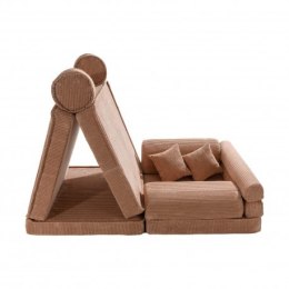 Meowbaby aesthetic sztruksowa sofa dziecięca prem