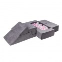 Meowbaby velvet bricks set multifunkcyjny plac za