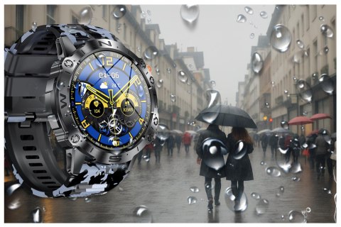 SMARTWATCH MĘSKI GRAVITY GT20-5 - AMOLED, DODATKOWY PASEK (sg024e) SMARTWATCH MĘSKI GRAVITY GT20-5 - AMOLED, DODATKOWY PASEK (sg024e)
