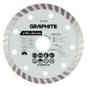 Tarcza diamentowa do cięcia turbo, 150 x 22.22 mm, na sucho