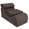 Wave lounger aesthetic brąz