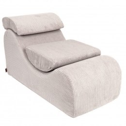 Wave lounger aesthetic ecru