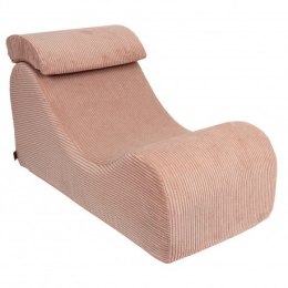 Wave lounger aesthetic pudrowy róż