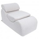 Wave lounger bearly biały