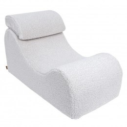 Wave lounger bearly biały