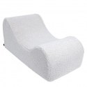 Wave lounger bearly biały