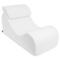 Wave lounger boucle biały