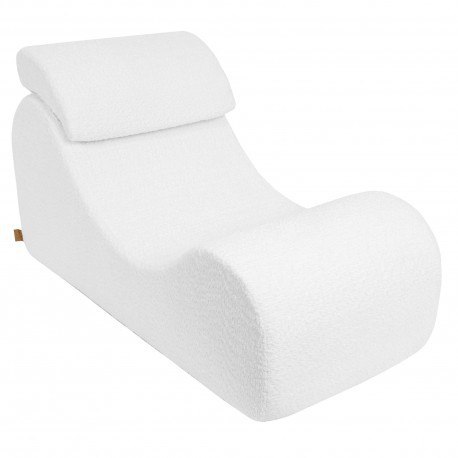 Wave lounger boucle biały Wave lounger boucle biały
