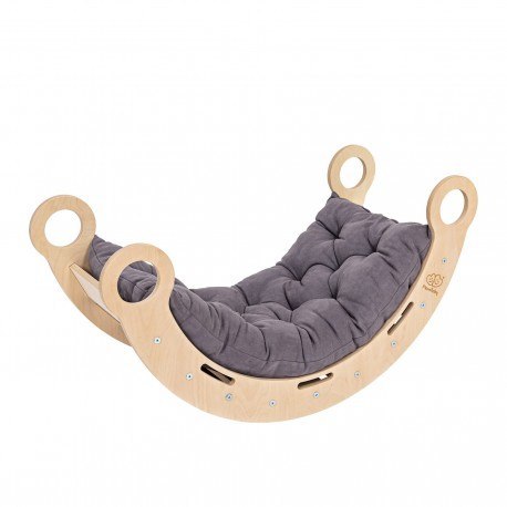 Large dream rocker naturalne drewno & zjeżdżalnia Large dream rocker naturalne drewno & zjeżdżalnia