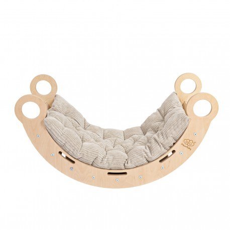 Large dream rocker naturalne drewno & zjeżdżalnia Large dream rocker naturalne drewno & zjeżdżalnia