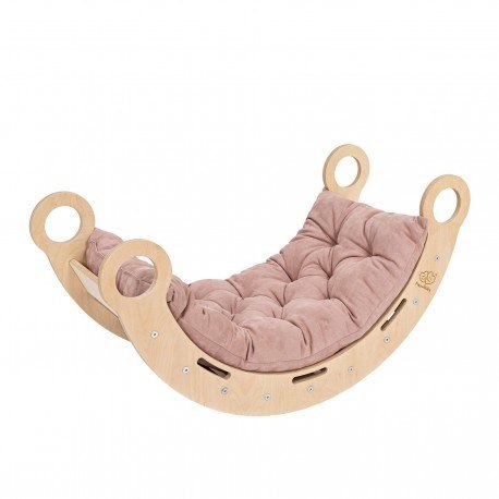 Medium dream rocker naturalne drewno & drabinka z Medium dream rocker naturalne drewno & drabinka z
