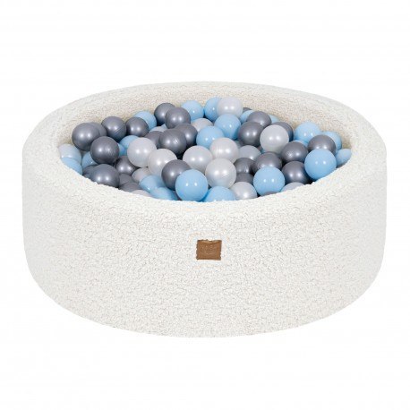 Okrągły basen z 200 piłkami, 90x30cm, złamana biel Okrągły basen z 200 piłkami, 90x30cm, złamana biel
