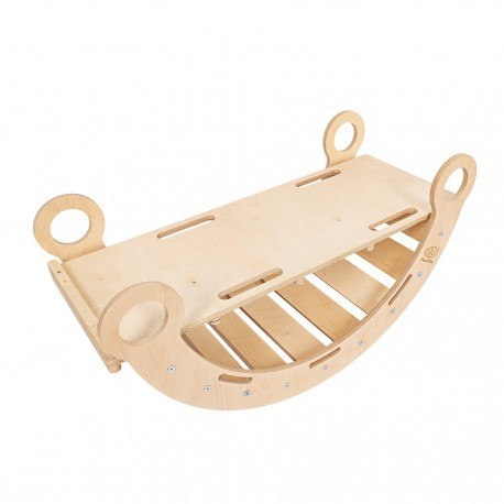 Small dream rocker naturalne drewno & zjeżdżalnia Small dream rocker naturalne drewno & zjeżdżalnia