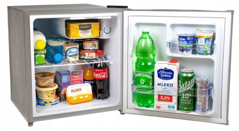 Mała Lodówka SIGMA BC45 Srebrna 50cm 43L Mała Lodówka SIGMA BC45 Srebrna 50cm 43L