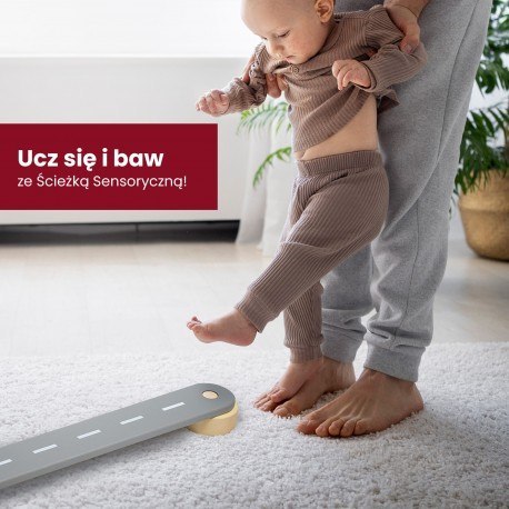 Meowbaby ścieżka sensoryczna drewniana, balance b Meowbaby ścieżka sensoryczna drewniana, balance b