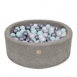 Okrągły basen z 200 piłkami, 90x30cm, tan-beige, b