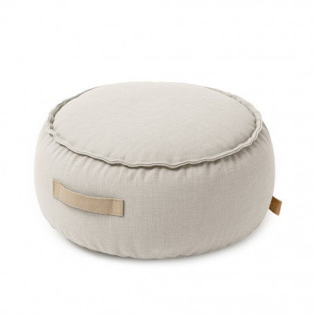 Outzy bean bag - okrągła pufa dla dzieci kolor oat