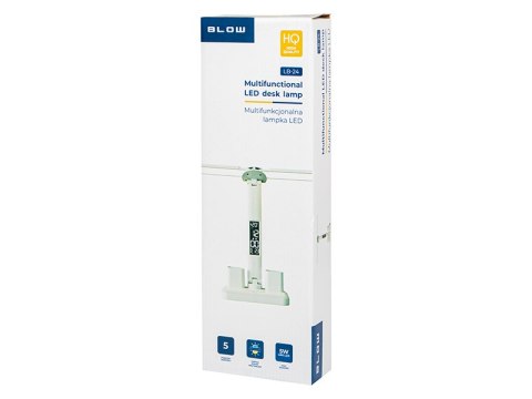 44-189# Lampka biurkowa led lb-24 z zegarkiem 44-189# Lampka biurkowa led lb-24 z zegarkiem