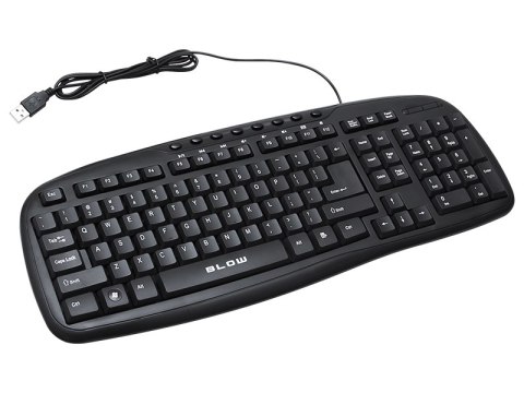 84-204# Klawiatura blow kp-112 usb czarna 84-204# Klawiatura blow kp-112 usb czarna