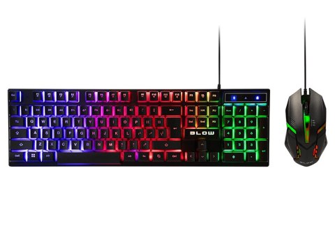84-219# Klawiatura+mysz blow z podświetleniem led trigger 84-219# Klawiatura+mysz blow z podświetleniem led trigger