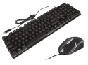 84-219# Klawiatura+mysz blow z podświetleniem led trigger