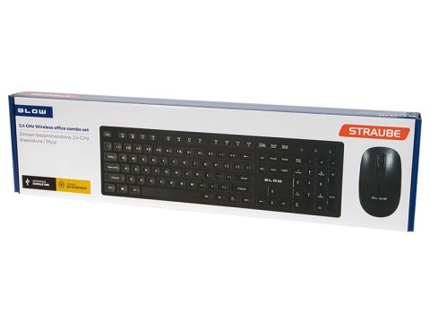 85-468# Klawiatura+mysz radiowa 2,4ghz blow km-4 85-468# Klawiatura+mysz radiowa 2,4ghz blow km-4