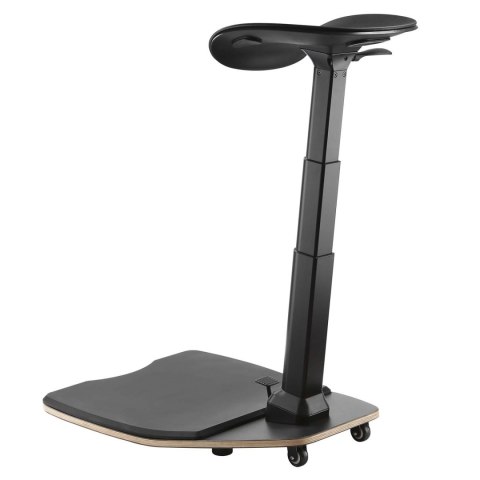 Ergonomiczne krzesło Maclean, regulacja wysokości, pochylone z matą przeciwzmęczeniową, 615-1180mm, MC-872 Ergonomiczne krzesło Maclean, regulacja wysokości, pochylone z matą przeciwzmęczeniową, 615-1180mm, MC-872