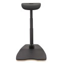 Ergonomiczne krzesło Maclean, regulacja wysokości, pochylone z matą przeciwzmęczeniową, 615-1180mm, MC-872