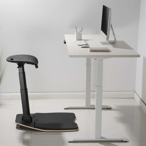 Ergonomiczne krzesło Maclean, regulacja wysokości, pochylone z matą przeciwzmęczeniową, 615-1180mm, MC-872 Ergonomiczne krzesło Maclean, regulacja wysokości, pochylone z matą przeciwzmęczeniową, 615-1180mm, MC-872