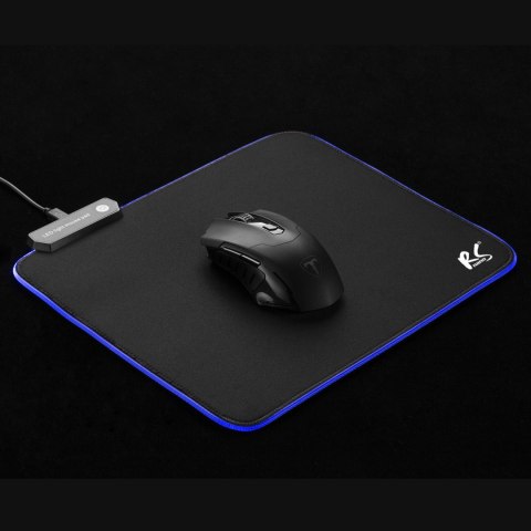 Gamingowa podkładka pod mysz z podświetleniem LED RGB NanoRS, 300x250x4mm, RS704 Gamingowa podkładka pod mysz z podświetleniem LED RGB NanoRS, 300x250x4mm, RS704