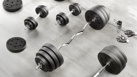 Gryf lekko łamany, sztanga 30mm 120cm 5.5kg max.170kg REBEL ACTIVE Gryf lekko łamany, sztanga 30mm 120cm 5.5kg max.170kg REBEL ACTIVE