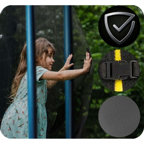 TRAMPOLINA OGRODOWA 10FT/312ĆM Z SIATKĄ ZEWNĘ TRZNĄ I DRABINKĄ TRAMPOLINA OGRODOWA 10FT/312ĆM Z SIATKĄ ZEWNĘ TRZNĄ I DRABINKĄ