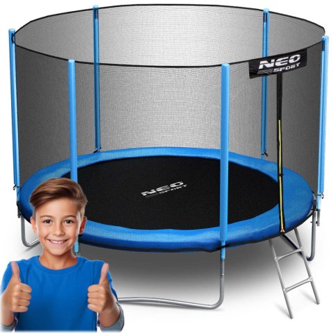 TRAMPOLINA OGRODOWA 10FT/312ĆM Z SIATKĄ ZEWNĘ TRZNĄ I DRABINKĄ TRAMPOLINA OGRODOWA 10FT/312ĆM Z SIATKĄ ZEWNĘ TRZNĄ I DRABINKĄ