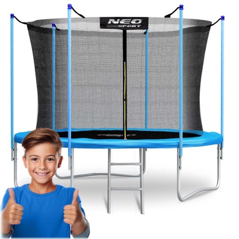 TRAMPOLINA OGRODOWA 6FT/183ĆM Z SIATKĄ WEWNĘ TRZNĄ I DRABINKĄ TRAMPOLINA OGRODOWA 6FT/183ĆM Z SIATKĄ WEWNĘ TRZNĄ I DRABINKĄ