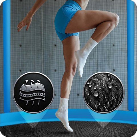 TRAMPOLINA OGRODOWA 6FT/183ĆM Z SIATKĄ WEWNĘ TRZNĄ I DRABINKĄ TRAMPOLINA OGRODOWA 6FT/183ĆM Z SIATKĄ WEWNĘ TRZNĄ I DRABINKĄ