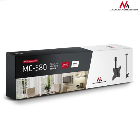 Uchwyt do telewizora sufitowy 23-42" Maclean MC-580 50kg VESA 200x200 Uchwyt do telewizora sufitowy 23-42" Maclean MC-580 50kg VESA 200x200