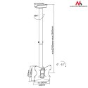 Uchwyt do telewizora sufitowy 23-42" Maclean MC-580 50kg VESA 200x200