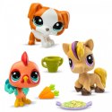 Zestaw figurek littlest pet shop g7 s3 pet trios tuba 3-pak