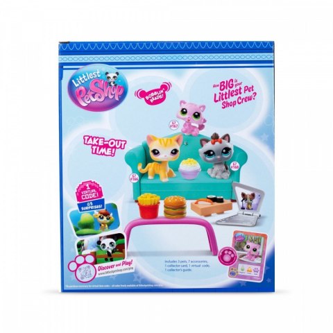Zestaw figurek littlest pet shop g7 s3 podwieczorek Zestaw figurek littlest pet shop g7 s3 podwieczorek