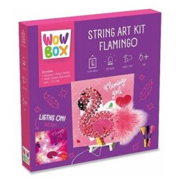 Zestaw kreatywny wow box string art flaming
