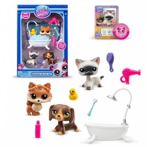 Zestaw littlest pet shop g7 s3 spa z 3 figurkami Zestaw littlest pet shop g7 s3 spa z 3 figurkami