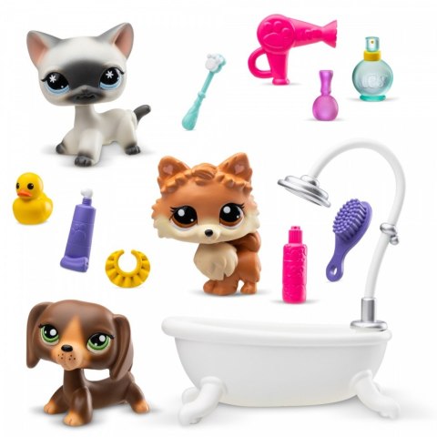 Zestaw littlest pet shop g7 s3 spa z 3 figurkami Zestaw littlest pet shop g7 s3 spa z 3 figurkami